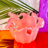 Pink Murano Glass Splah Bowl