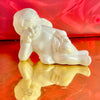 Ceramic Lounging Angel Figurine