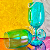 Cerulean Glass Wine Glasses