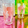 Pink Grape Drinking Glasses