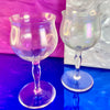 Iridescent Tulip Wine Glasses