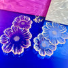 Floral Glass Plates