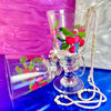 Glass Cherry Water Goblets