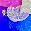 Frosted Glass Shell Bowl