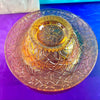 Reversible Orange Glass Bowl