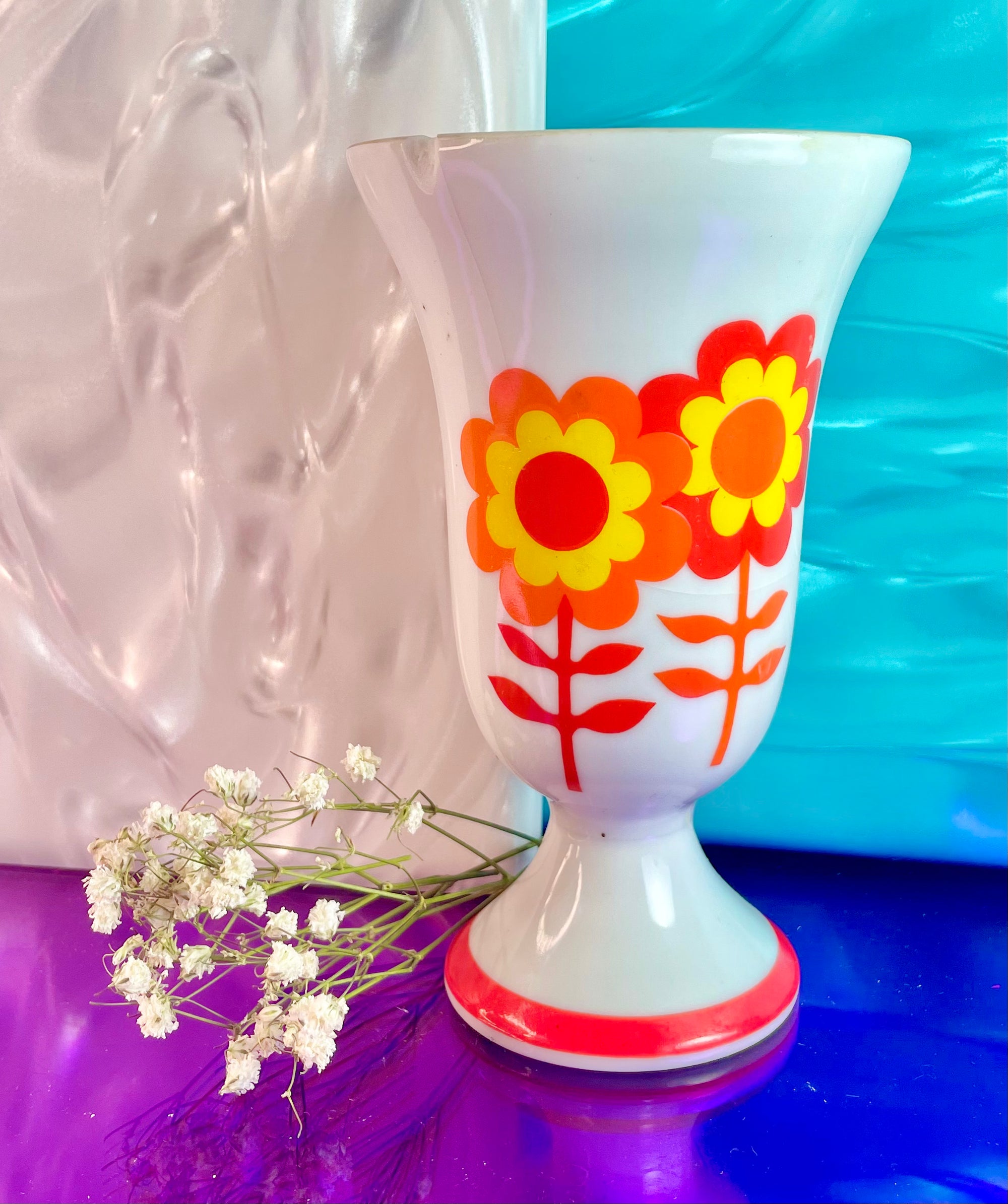 Groovy Ceramic Daisy Chalice