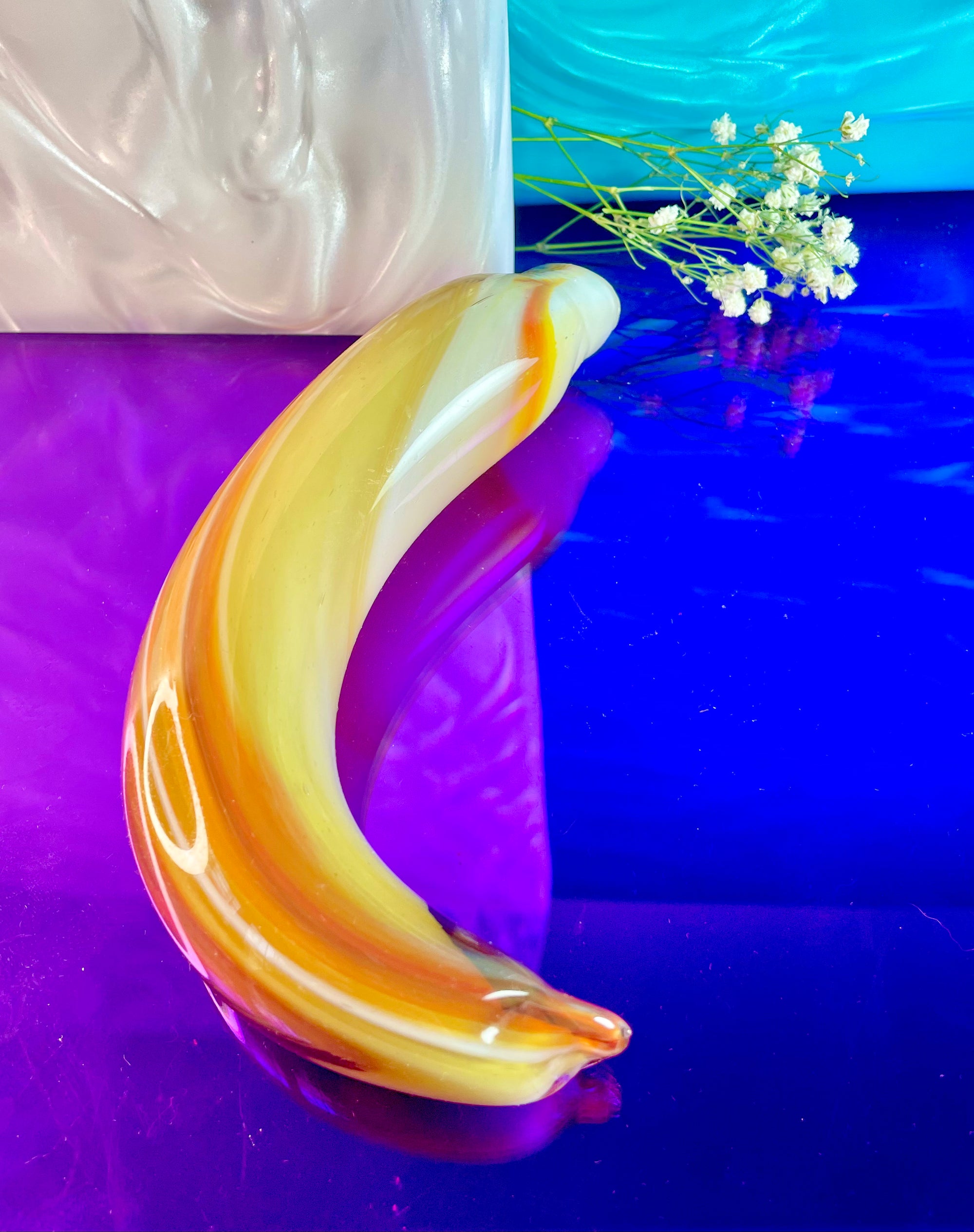 Hand-Blown Glass Banana