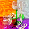 Green Stemmed Wine Glasses