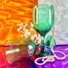 Jewel Green Wine Glasses