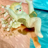 Hand-Painted Ceramic Cheerful Cherub Figurine