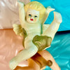 Hand-Painted Ceramic Cheerful Cherub Figurine