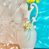 Porcelain Rose Pitcher Bud Vase