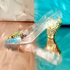 Faux Glass Slipper Lipstick Holder