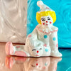 Pastel Clown Figurine