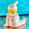 Pastel Clown Figurine