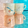 Ceramic Geese and Strawberry Mugs