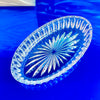 Cut Crystal Oval Dish