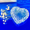 Radial Heart Glass Jewelry Box