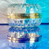 Glass and Gold Jewelry Box