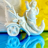 Ceramic Cherub Chariot Stasher