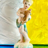 Porcelain Cherub and Lyre