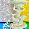 Ceramic Cherub and Dolphin Dish