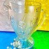 Iris Glass Pitcher