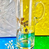 Gold Rose Glass Pitcher