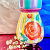 Hand-Painted Ceramic Rose Vase