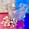 Aqua Glass Grape Pot