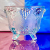 Aqua Glass Grape Pot