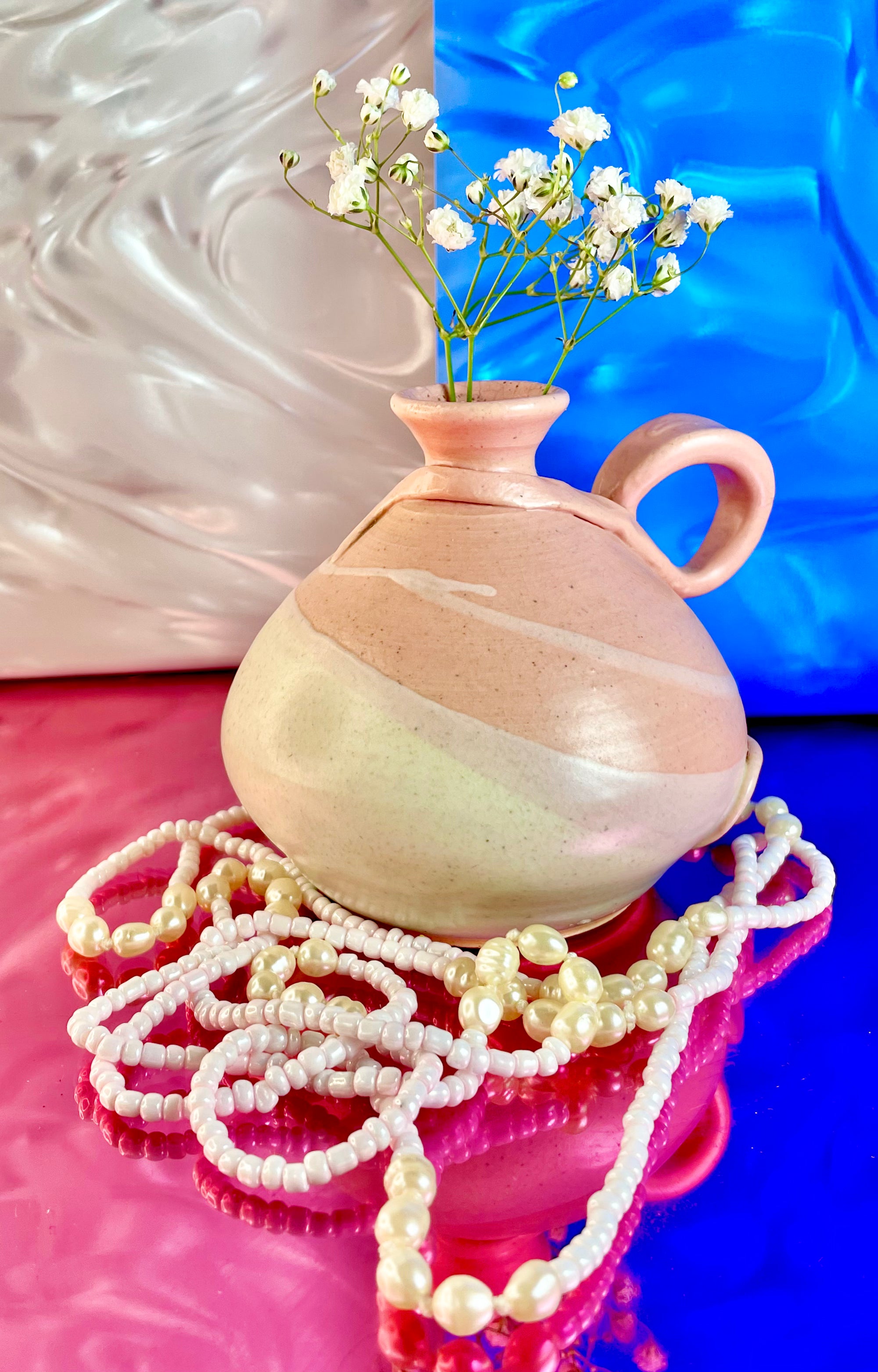 Hand-Made Ceramic Desert Sky Bud Vase