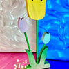 Wooden Pastel Tulips