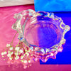 Hand-Blown Glass Splash Dish