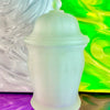 Frosted Glass Cookie Jar