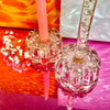 Crystal Moon Cake Candle Holders