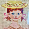 Little Gal Needle Point Portrait