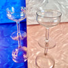 Iridescent Glass Coupe Glasses