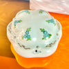 Hand-Painted Porcelain Rococo Floral Jewelry Box