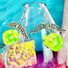 Angel Dice Earrings (Multiple Colors)