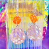 Sugar Pink Dice Earrings