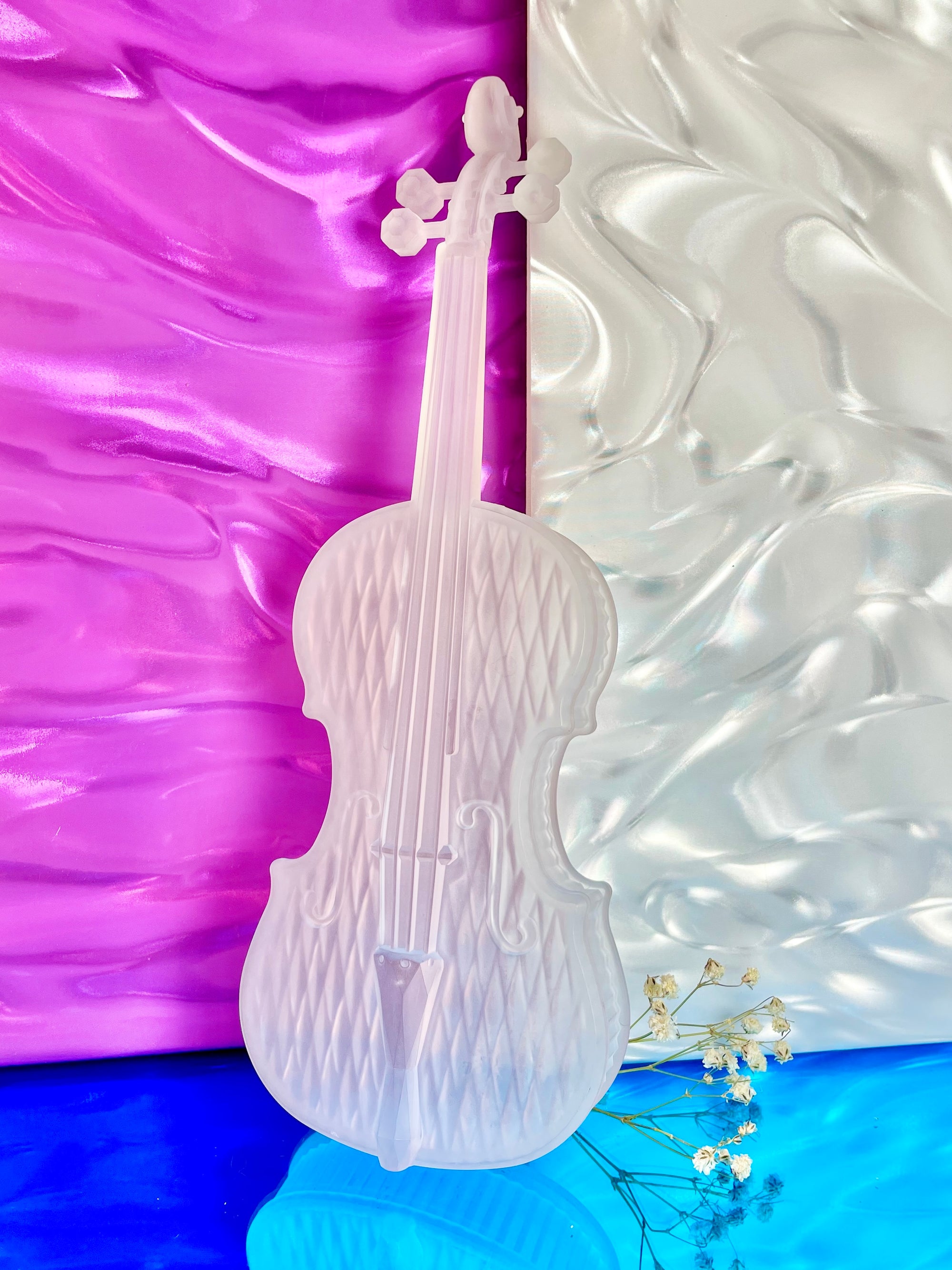 Frosted Acrylic Violin Box