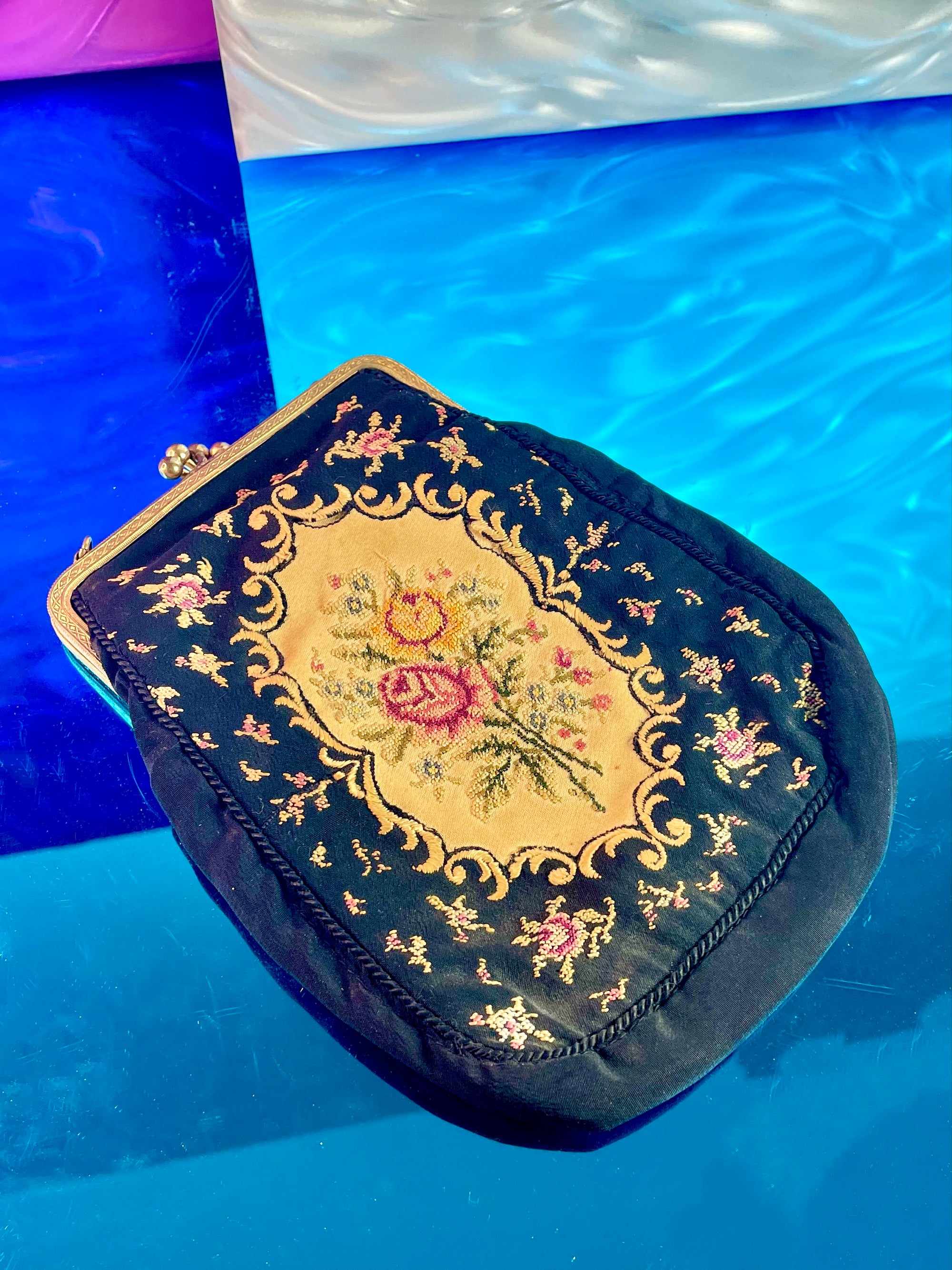 Victorian Embroidered Purse