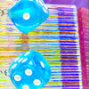 Angel Dice Earrings (Multiple Colors)